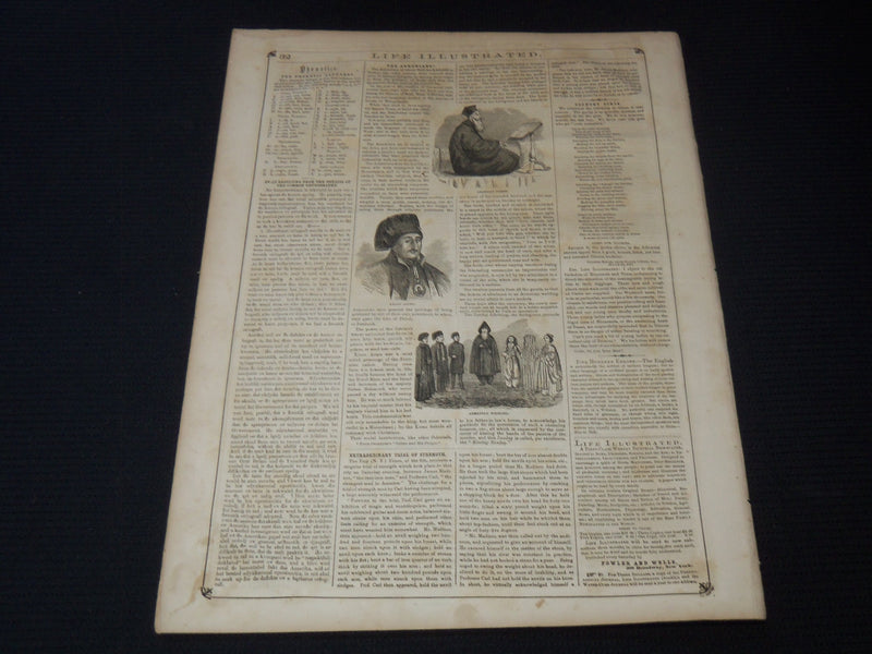 1857 MAY 23 LIFE ILLUSTRATED NEWSPAPER - GOLDSMITH'S DESERTED VILLAGE - NP 5922