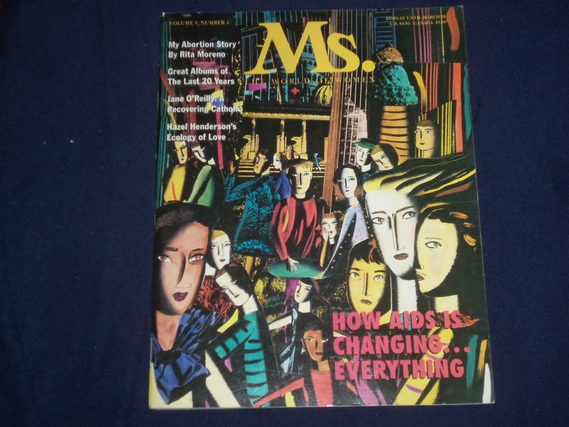 1991 JANUARY/FEBRUARY MS. MAGAZINE - LEARNING FROM EACH OTHER'S LIVES - ST 6062