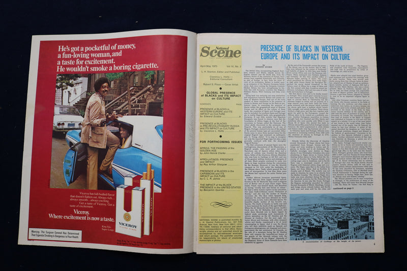 1975 APRIL-MAY NATIONAL SCENE NEWSPAPER SUPPLEMENT - THIRD ANNIVERSARY - NP 8835