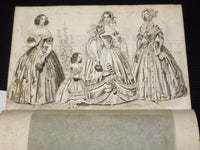 1841 MAY-1842 APRIL THE LADIES' COMPANION MAGAZINE BOUND VOLUME - KD 703Q