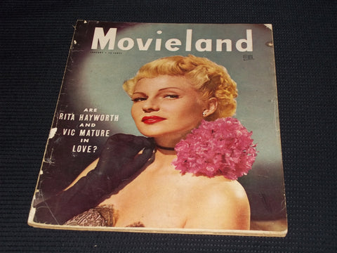 1948 JANUARY MOVIELAND MAGAZINE - RITA HAYWORT COVER - E 15568