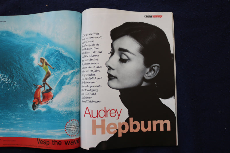 1999 MAY CINEMA MAGAZINE - AUDREY HEPBURN INSIDE - GERMAN - E 23734