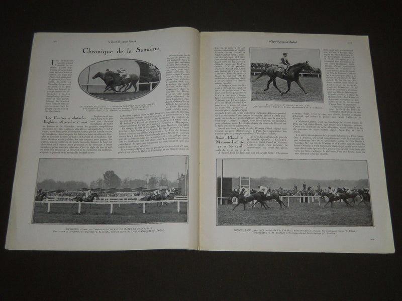 1931 MAY 9 LE SPORT UNIVERSAL ILLUSTRE FRENCH MAGAZINE - STEEPLE - ST 5151