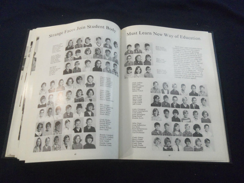 1968 LEAVES OF WOODVIEW WOODVIEW JUNIOR H.S. YEARBOOK -INDIANAPOLIS, IN- YB 2669