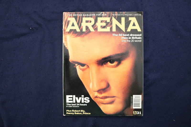 1991/1992 WINTER ARENA MAGAZINE - ELVIS PRESLEY COVER - E 18807