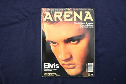 1991/1992 WINTER ARENA MAGAZINE - ELVIS PRESLEY COVER - E 18807