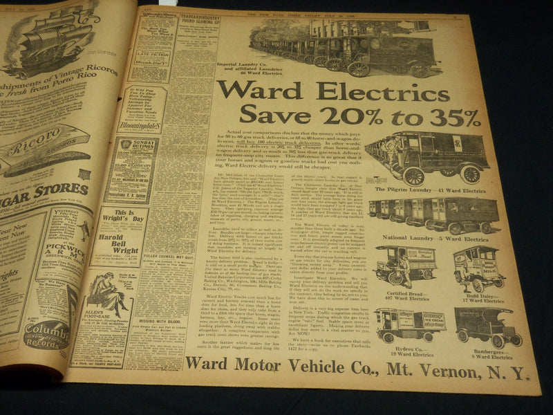 1923 JULY 20 NEW YORK TIMES - MAUGHAN FORCED TO QUIT IN WYOMING - NT 7759