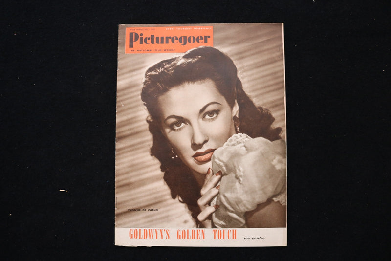 1951 JULY 7 PICTUREGOER MAGAZINE - YVONNE DE CARLO COVER - E 26021