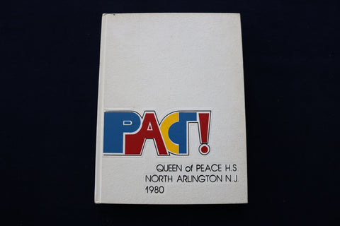 1980 PEACE PACT QUEEN OF PEACE HIGH SCHOOL YEARBOOK - NO. ARLINGTON, NJ- YB 3444