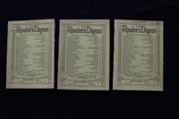 1932-1938 READERS DIGEST MAGAZINE - LOT OF 14 - O 3671