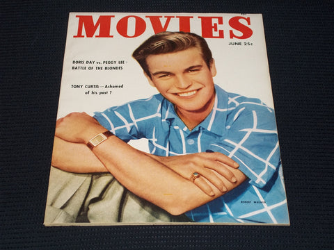 1953 JUNE MOVIES MAGAZINE - ROBERT WAGNER FRONT COVER - E 15205