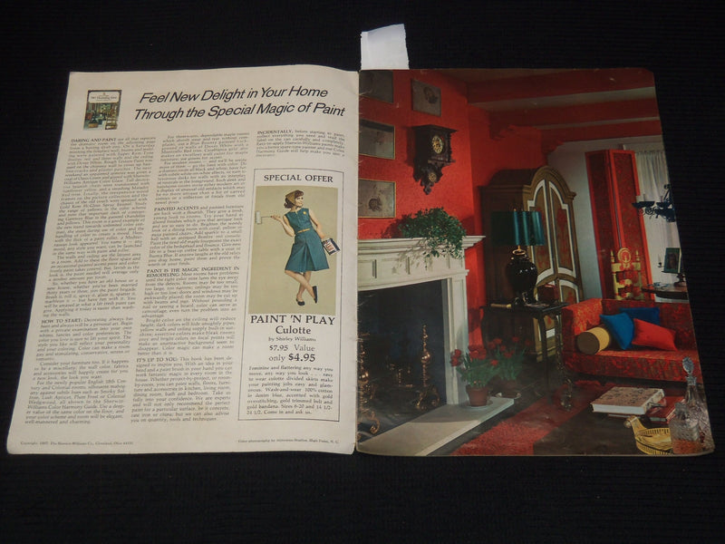 1967 SHERWIN-WILLIAMS DECORATING IDEAS FROM CLARK'S CORNER STORE - K 2662