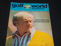 1972 AUGUST 18 GOLF WORLD NEWSWEEKLY MAGAZINE - JACK NICKLAUS COVER - E 6068