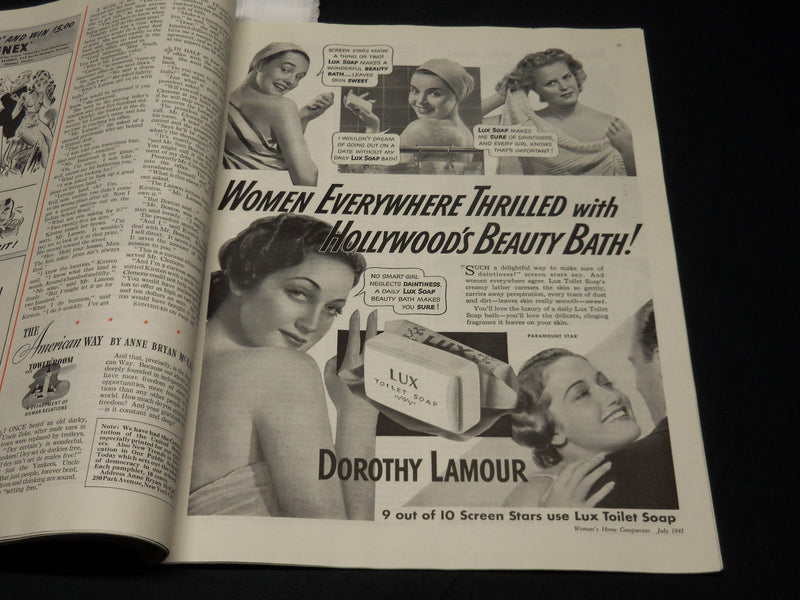 1941 JULY WOMAN'S HOME COMPANION MAGAZINE - BEAUTIFUL FRONT COVER - F 567M