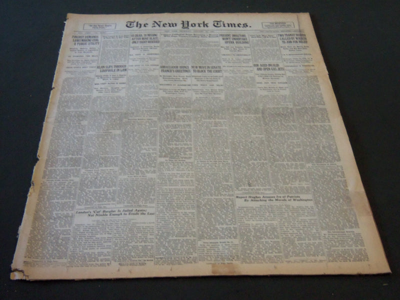 1926 JANUARY 14 NEW YORK TIMES - OKLAHOMA MINE BLAST KILLS 65 - NT 5674