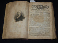 1828 JANUARY-DECEMBER THE CASKET LITERATURE MAGAZINE BOUND VOLUME - KD 703O