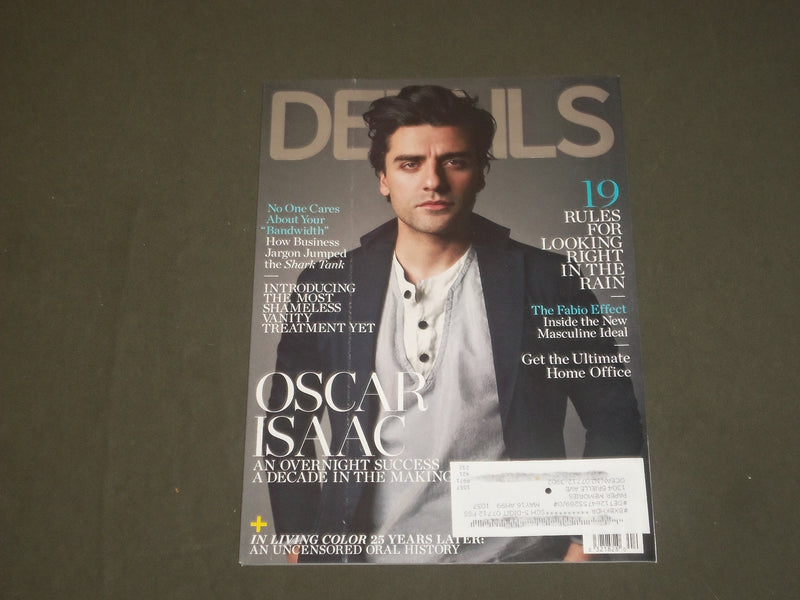 2015 APRIL DETAILS MAGAZINE - OSCAR ISSAC COVER - B 1678