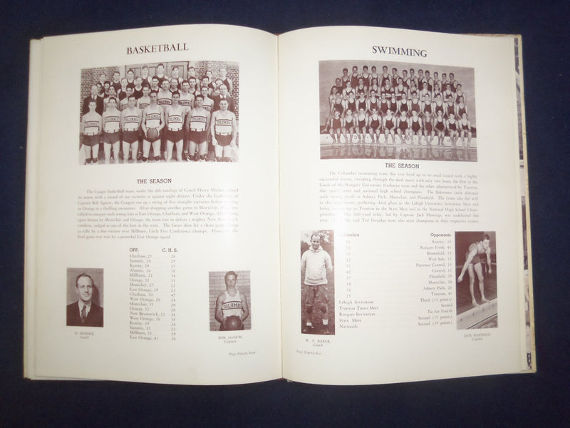 1940 THER MIRROR COLUMBIA HIGH SCHOOL YEARBOOK -S. ORANGE/MAPLEWOOD, NJ- YB 3066