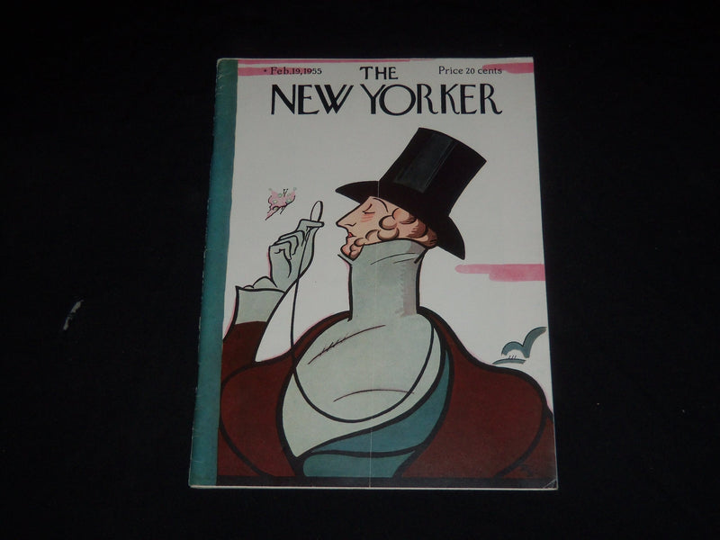 1955 FEBRUARY 19 THE NEW YORKER MAGAZINE - ILLUSTRATED COVER - NY 502