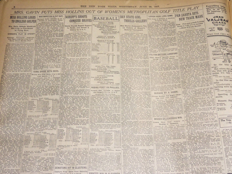 1917 JUNE 20 NEW YORK TIMES NEWSPAPER - WILSON TO EMBARGO FOOD EXPORTS - NT 7809