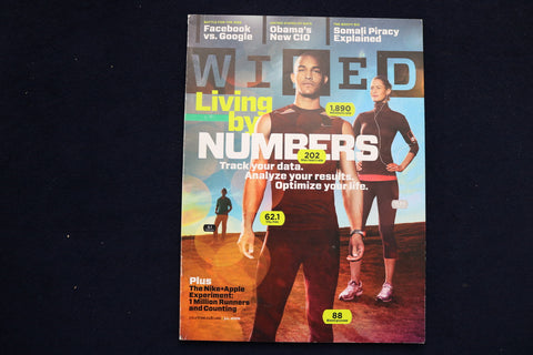 2009 JULY WIRED MAGAZINE - LIVING BY NUMBERS - TRACK YOUR DATA - ST 5504G
