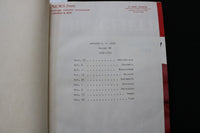 1952 HARVARD FOOTBALL PROGRAMS - BOUND VOLUME - KD 9570