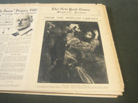 1923-1924 NEW YORK TIME MAGAZINE SECTIONS LOT OF 23 DIFFERENT ISSUES - NTL 67