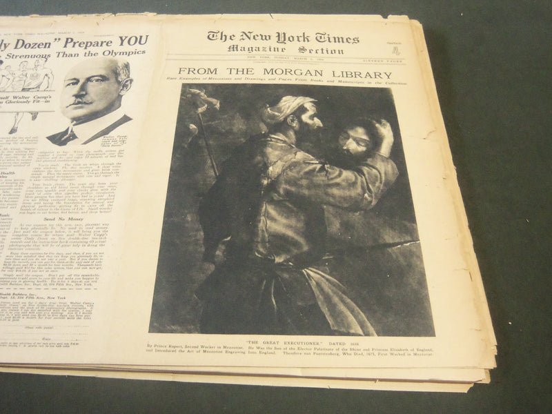 1923-1924 NEW YORK TIME MAGAZINE SECTIONS LOT OF 23 DIFFERENT ISSUES - NTL 67