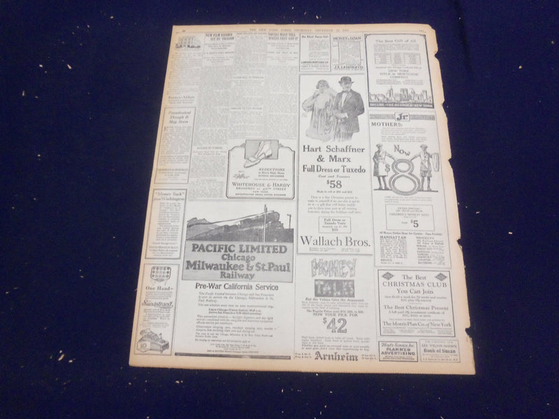 1920 DECEMBER 23 NEW YORK TIMES - HARDING WOULD HAVE FIVE CHIEF POWERS - NT 8495