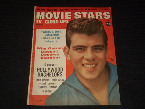 1959 OCTOBER MOVIE STARS TV CLOSE-UPS MAGAZINE - FABIAN COVER - E 14309