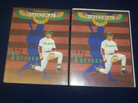 1994 TRENTON THUNDER OFFICIAL SCORECARD - INAUGURAL SEASON - LOT OF 2 - B 6482