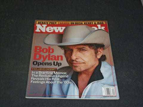 2004 OCTOBER 4 NEWSWEEK MAGAZINE - BOB DYLAN OPENS UP - NW 644