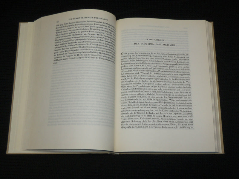 1974 GEIST DER GOETHEZEIT BY H. A. KORFF HARDCOVER VOLUME 1 & 2 - KD 1378A