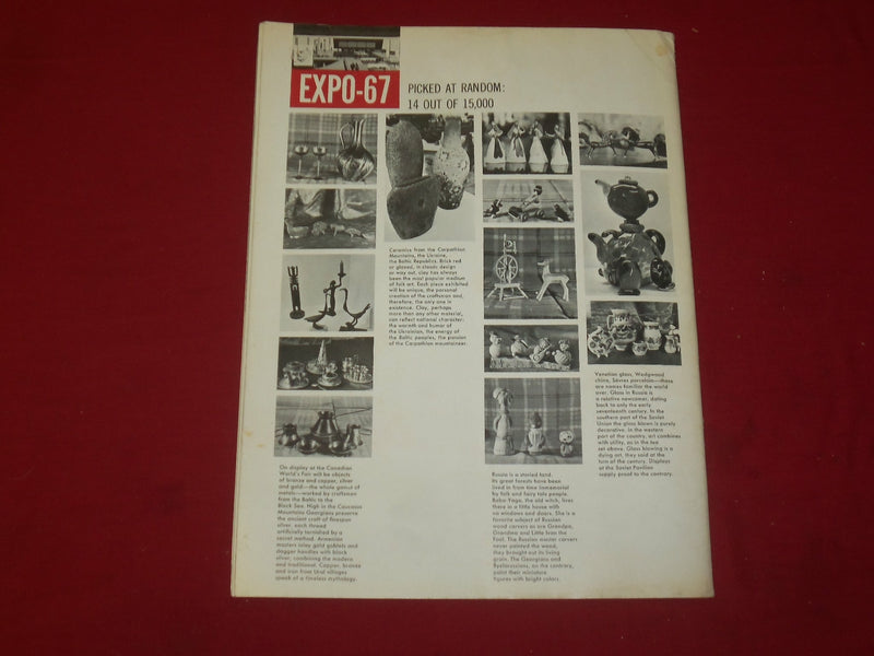 1967 MAY SOVIET LIFE MAGAZINE - USSR AT EXPO-67 - RUSSIAN REVOLUTION - B 6193