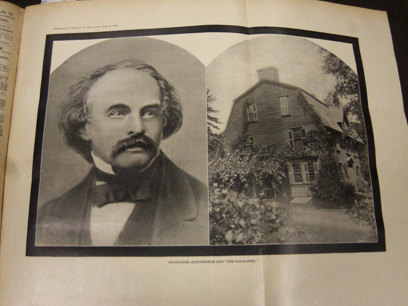 1898 THE JOURNAL OF EDUCATION BOUND VOLUME - GREAT FOLD-OUTS & ILLUS - R 821