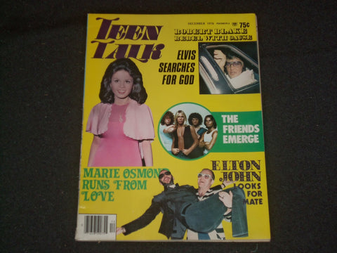 1976 DECEMBER TEEN TALK MAGAZINE - ELVIS PRESLEY - MARIE OSMOND - ST 6325