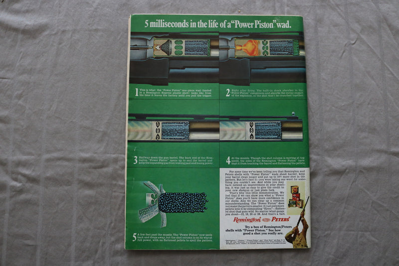 1968 SEPTEMBER GUNS & AMMO MAGAZINE - RUGER'S BOLT-ACTION RIFLE COVER - ST 3400O