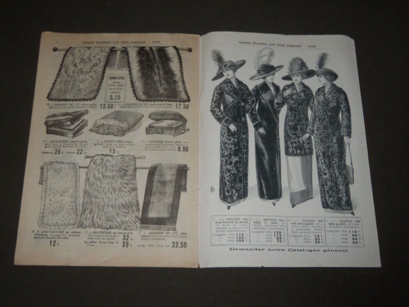 1912-1913 WINTER AUX DEUX PASSAGES - FOURRURES FRENCH CATALOGUE - FR 1276