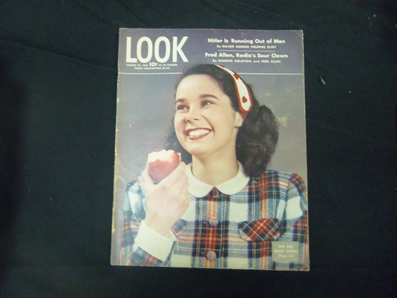1944 AUGUST 22 LOOK MAGAZINE - GREAT PHOTOS & ADS - ST 1993
