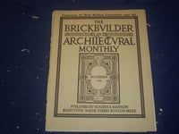 1909 NOVEMBER THE BRICKBUILDER MAGAZINE - AN ARCHITECTURAL MONTHLY - ST 258U