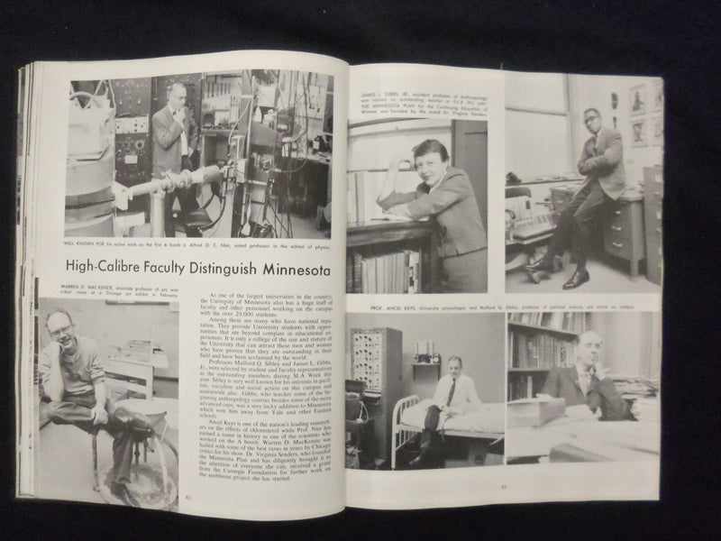 1962 GOPHER UNIVERSITY OF MINNESOTA YEARBOOK - MINNEAPOLIS, MINNESOTA - YB 3301