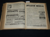1900 JANUARY-JUNE LA PRESSE MEDICALE JOURNAL FRENCH BOUND VOLUME - KD 5905