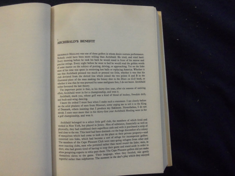 1973 THE GOLF OMNIBUS HARDCOVER BOOK BY P.G. WODEHOUSE - KD 8216