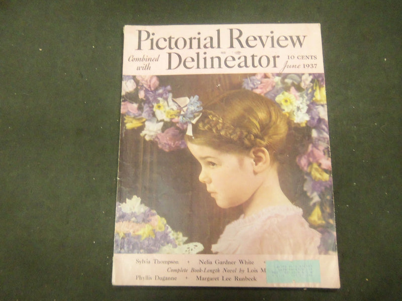 1937 JUNE PICTORIAL REVIEW MAGAZINE - GREAT ILLUSTRATIONS & ADS -ST 817