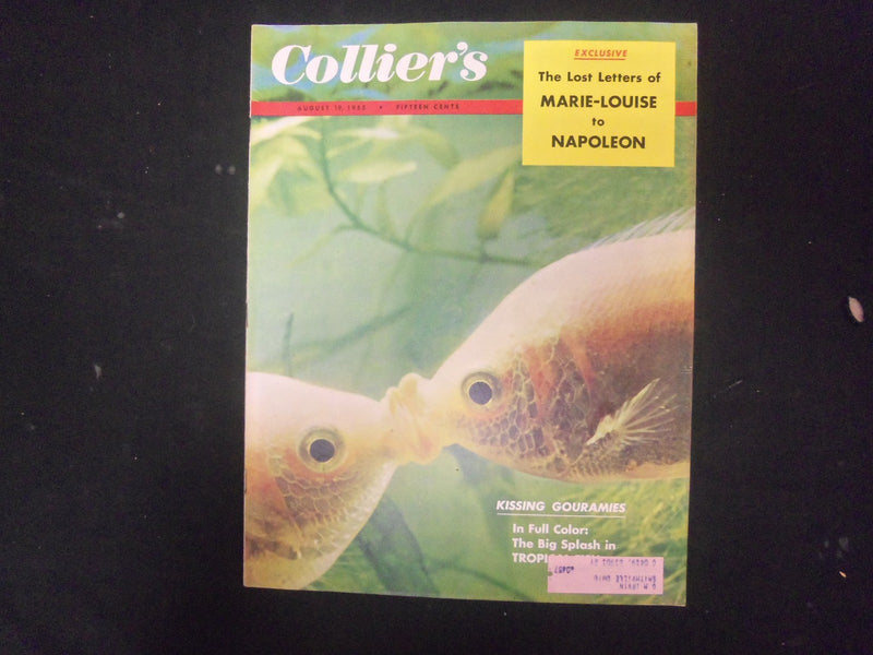 1955 AUGUST 19 COLLIER'S MAGAZINE- LOST LETTERS MARIE-LOUISE TO NAPOLEON-ST 4533