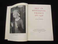 1948 ART IN MEDIAEVAL FRANCE 987-1498 HARDCOVER BOOK BY JOAN EVANS - KD 9280