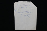 1962 KITTY CARLISLE HART SIGNED NOTES & ENVELOPE - LOT OF 3 - K 2778