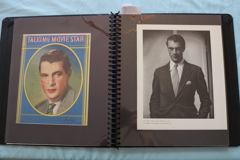 GARY COOPER SCRAPBOOK - E 26483