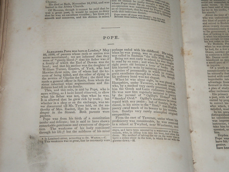 1835 THE WORKS OF SAMUEL JOHNSON IN 2 VOLUMES BY AUTHUR MURPHY - KD 4341
