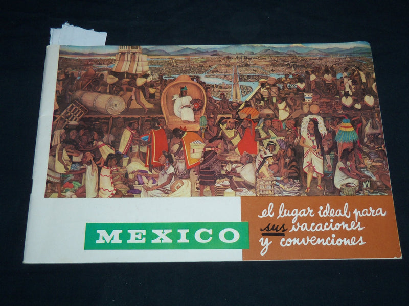 1968 MEXICO EL LUGAR IDEAL GUIDE BOOK - SPANISH - J 8576